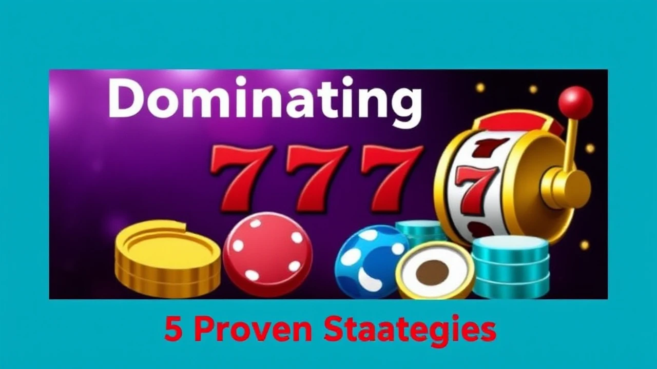 Dominating Slot Games: 5 Proven Strategies