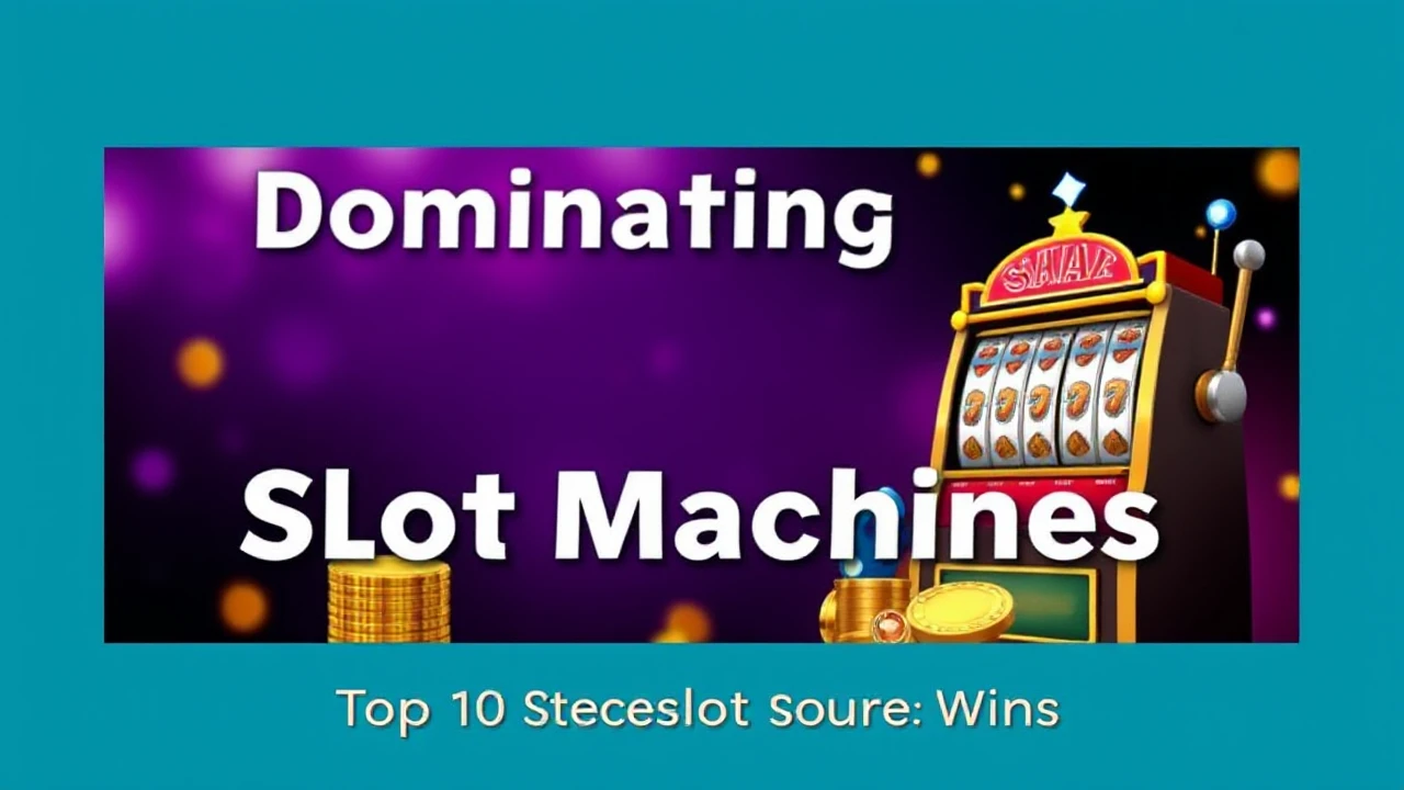 Dominating Slot Machines: Top 10 Strategies to Increase Your Wins