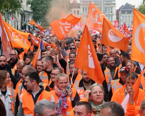 France-Wide Walkout Movement Witnesses Massive Crowds Protesting In France